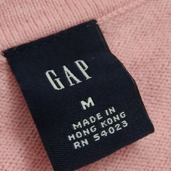 Vintage 90s GAP Pink Cardigan Sweater - Picture 6 of 6